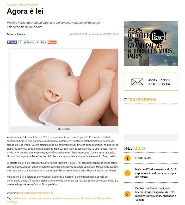 Brasileiros: Agora é Lei